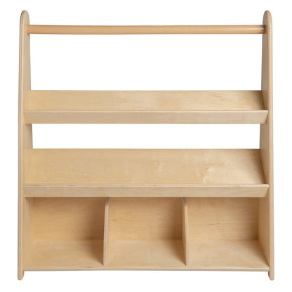 Van Dijk Toys houten kinder boekenkast / boekenrek met 3 schappen (Kinderopvang kwaliteit)