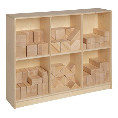 Van Dijk Toys wooden cabinet for The Hague block set / block cabinet (Childcare quality)
