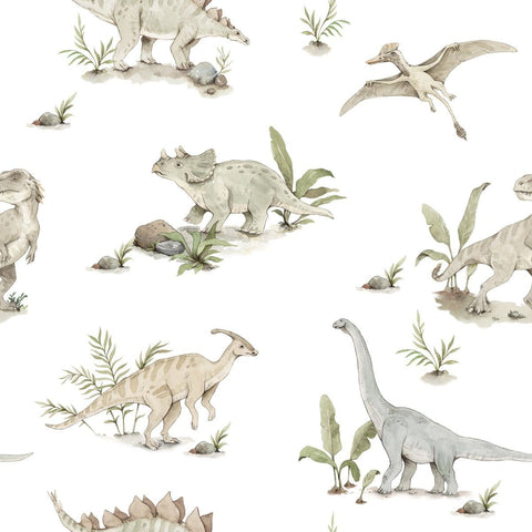 Dekornik Happy Dinos Kindertapete