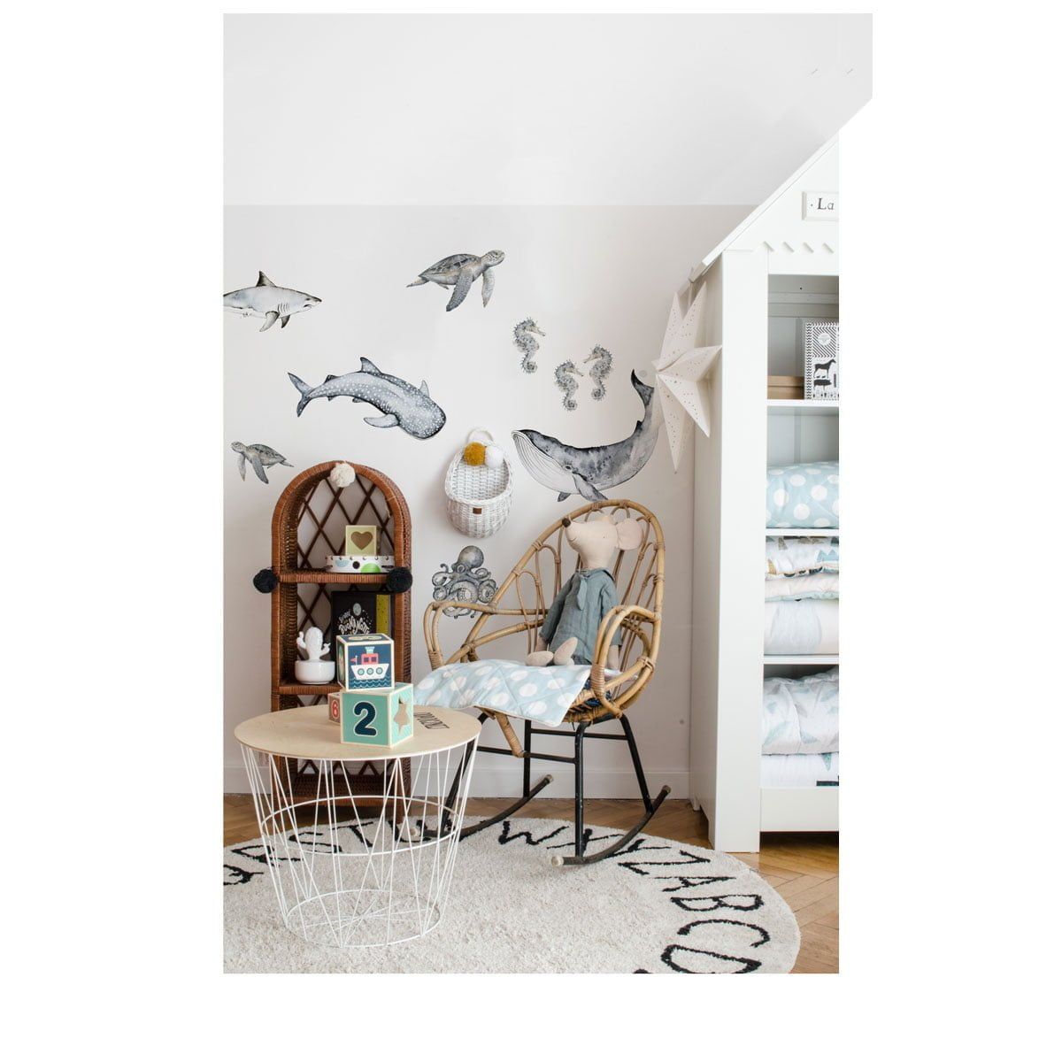 Dekornik Happy Ocean Wonderland Wandsticker-Set
