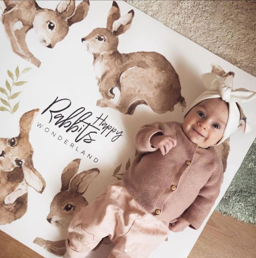Dekornik Happy Rabbits Wonderland Wandsticker-Set
