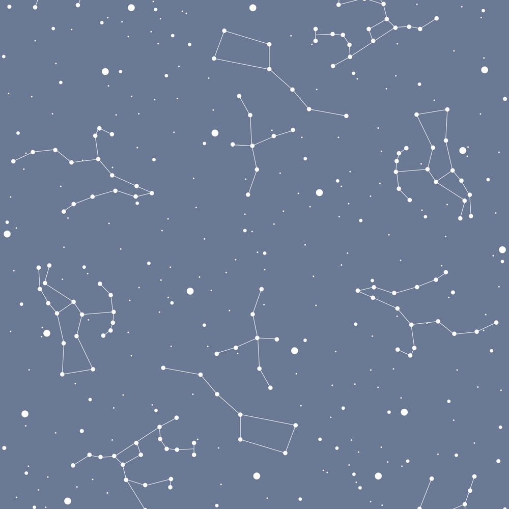 Dekornik Simple cosmos blue Kindertapete