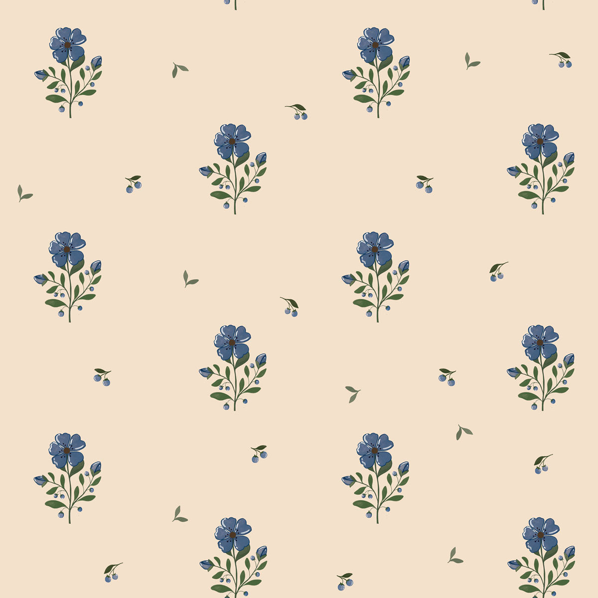 Dekornik Dreamy Vintage Flowers kinderbehang