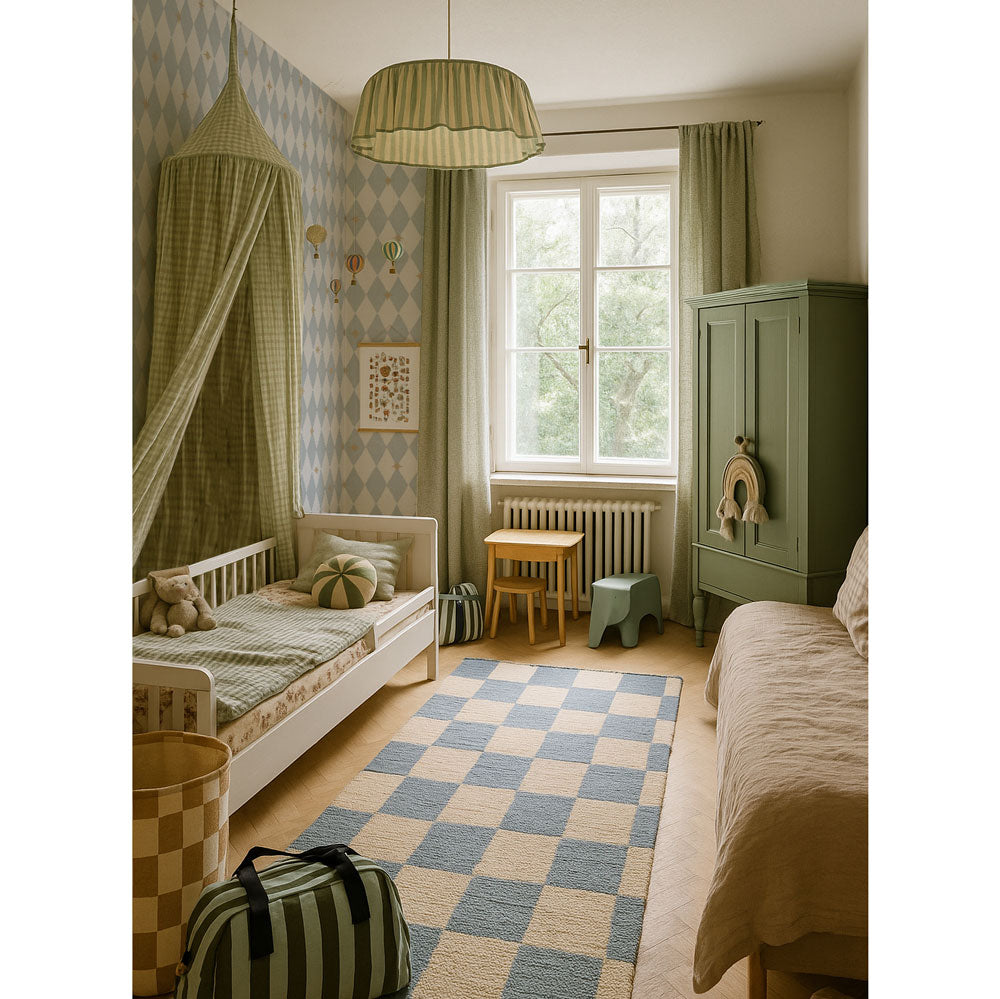 Dekornik French diamonds with stars kinderbehang
