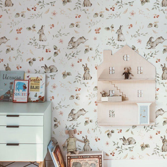 Dekornik Happy Rabbits kinderbehang