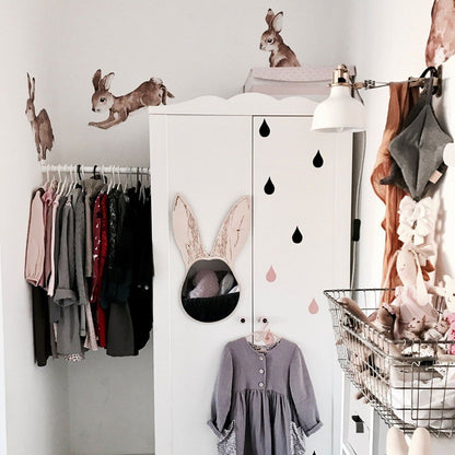 Dekornik Happy Rabbits Wonderland muurstickerset