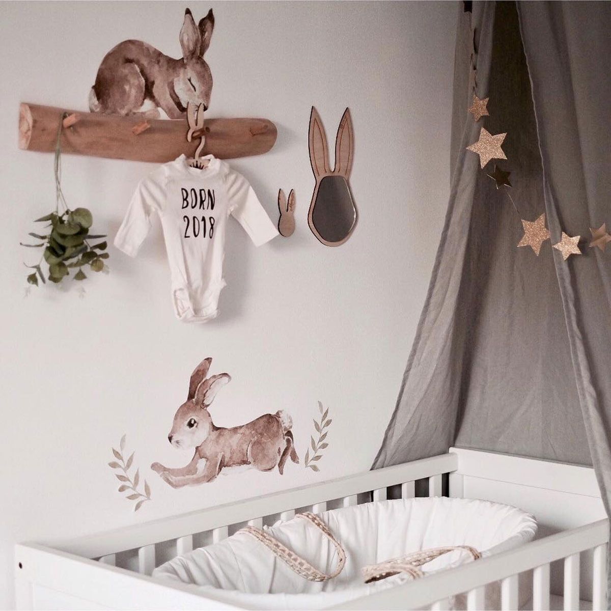 Dekornik Happy Rabbits Wonderland muurstickerset
