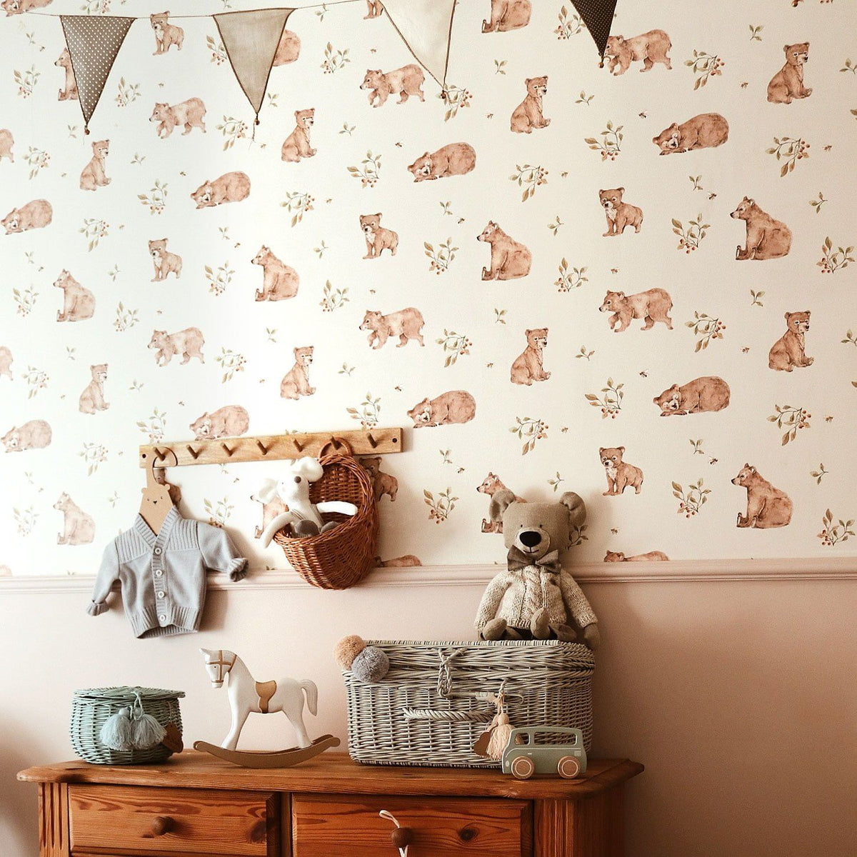 Dekornik Little Bears kinderbehang