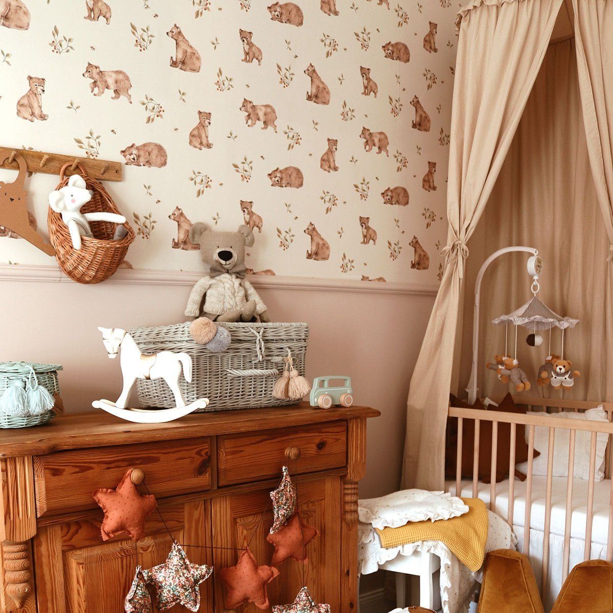 Dekornik Little Bears kinderbehang