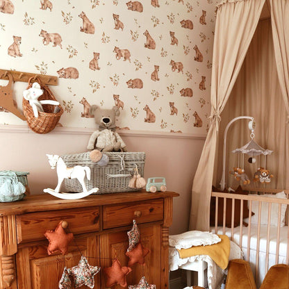 Dekornik Little Bears kinderbehang