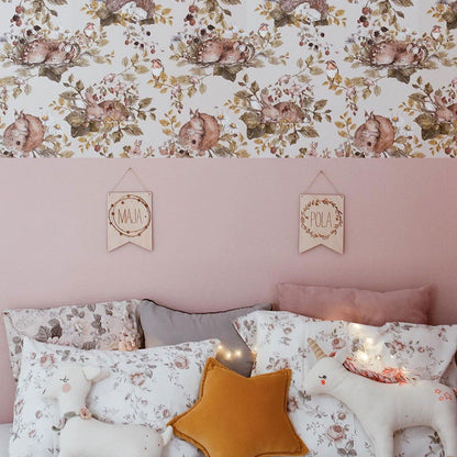 Dekornik Little Sleepy Animals Light kinderbehang