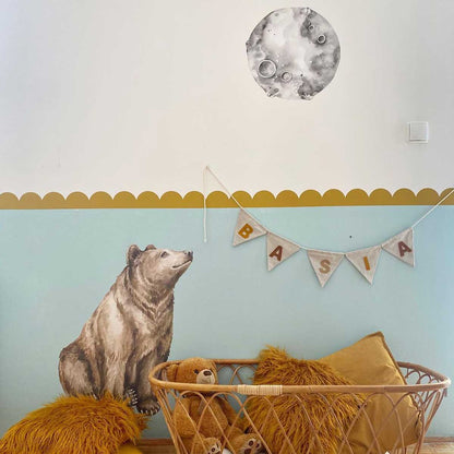 Dekornik Mr. Bear Good Night muursticker