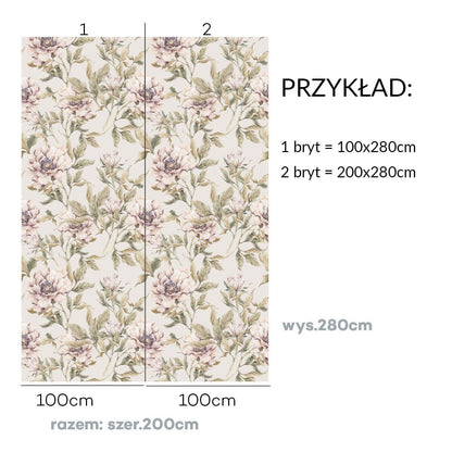 Dekornik Peonies Beige kinderbehang