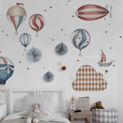 Dekornik Sky Is The Limit Balloons muurstickerset