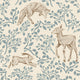 Dekornik Forest animals and fairytale beige kinderbehang