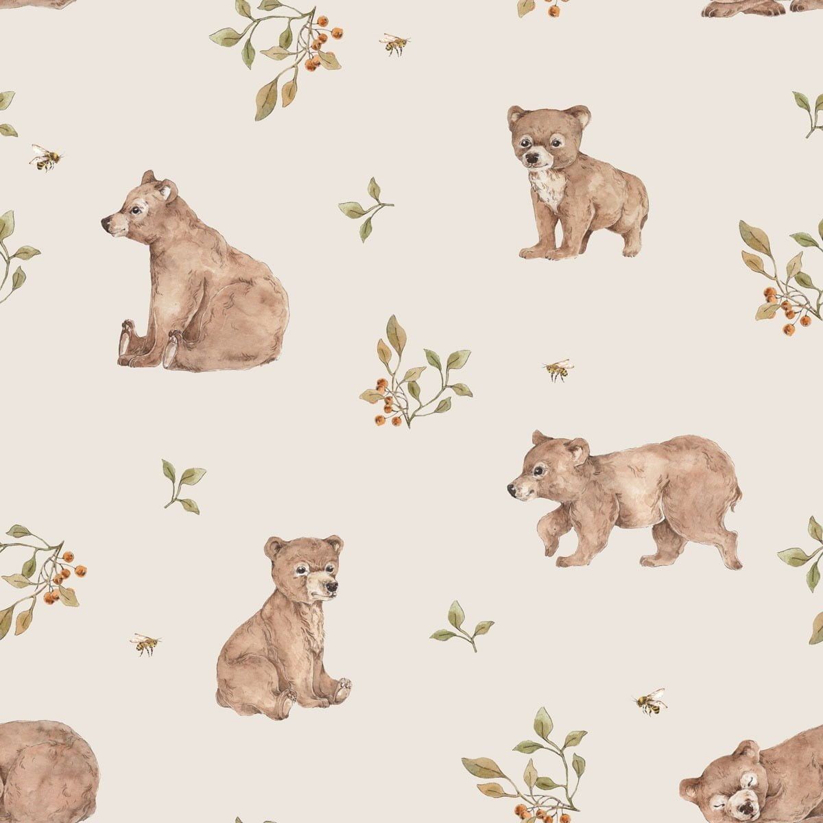 Dekornik Little Bears kinderbehang