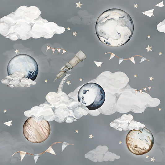 Dekornik Magic Planets kinderbehang
