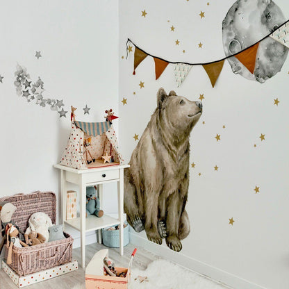 Dekornik Mr. Bear Good Night muursticker