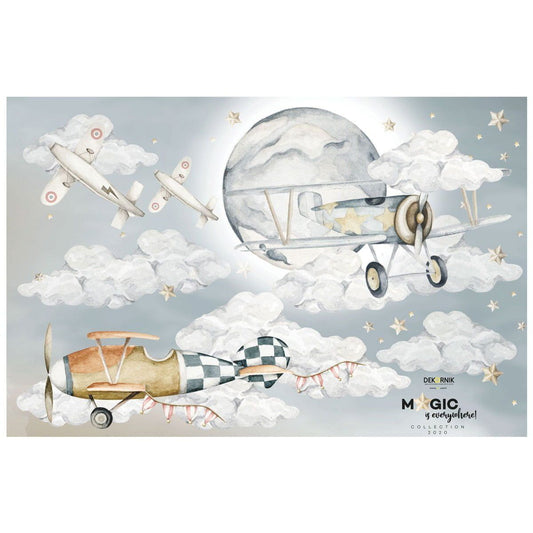 Dekornik Planes muursticker - Magic is Everywhere
