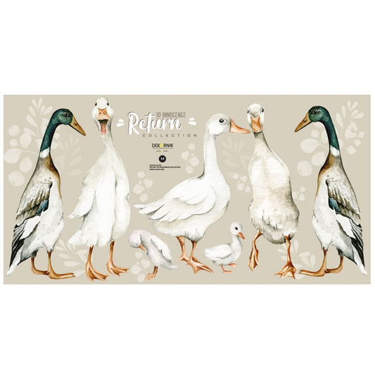 Dekornik White Ducks muursticker - Return to Innocence