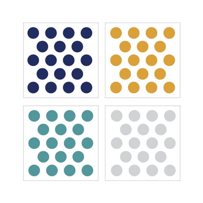 Confetti 5 Navy Blue Turquoise - 