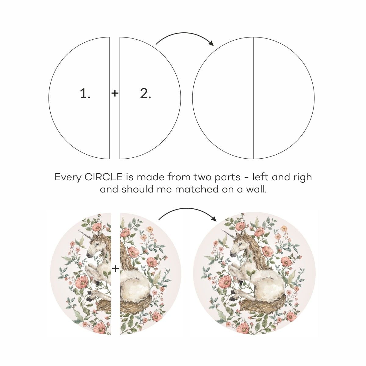 Unicorn In A Circle - 