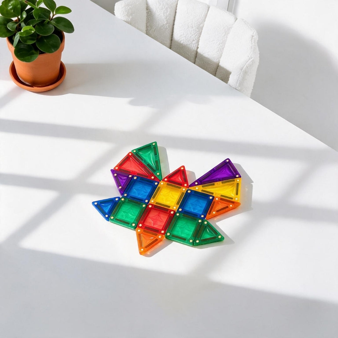 Coblo Mini Magnetische Tegels – 36 stuks in gebruik