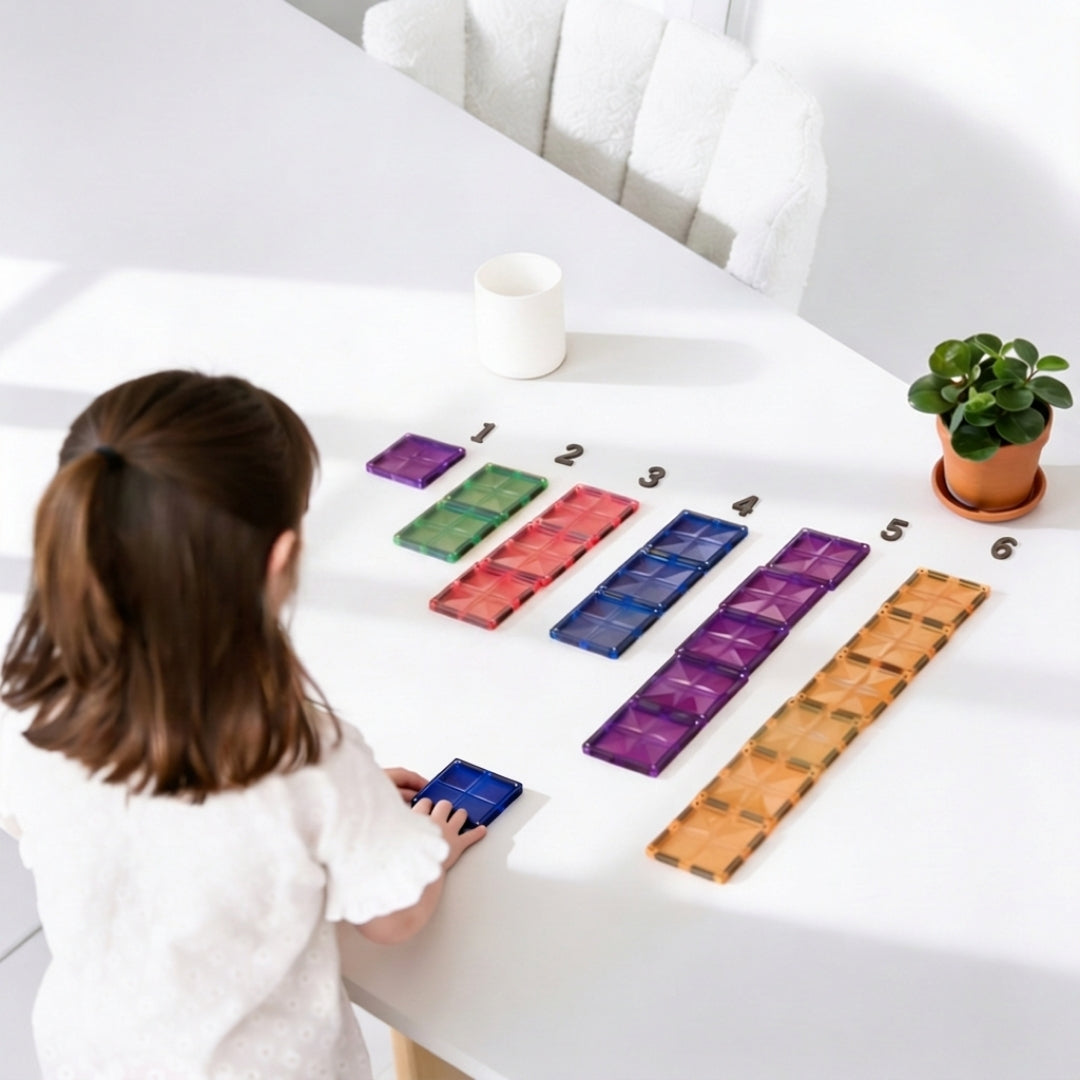 Coblo Magnetische Tegels Pastel – 36 stuks in gebruik