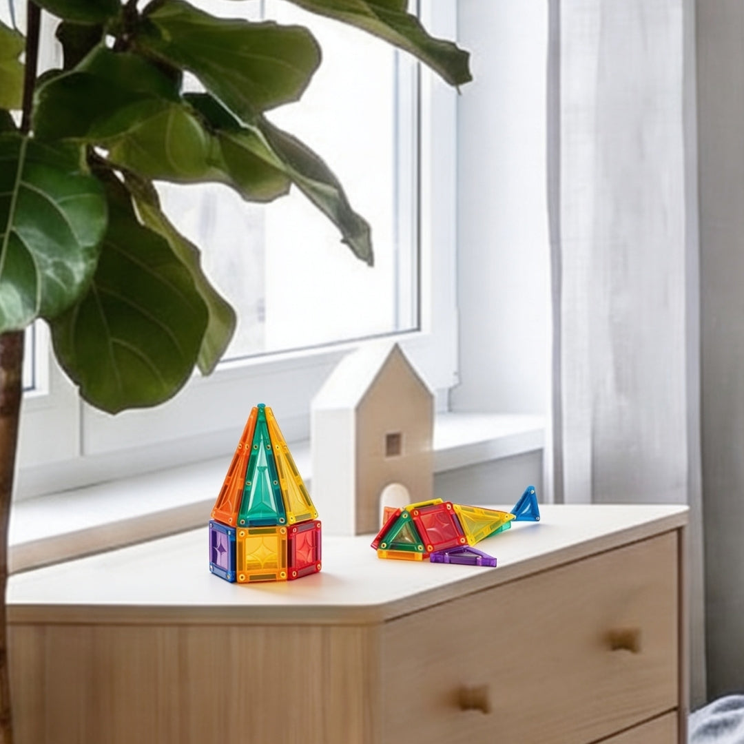 Coblo Mini Magnetische Tegels – 36 stuks in gebruik