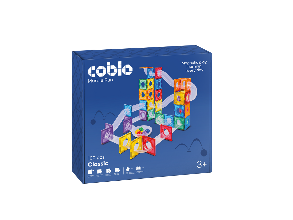 Coblo Magnetische Knikkerbaan Classic – 100 stuks verpakking