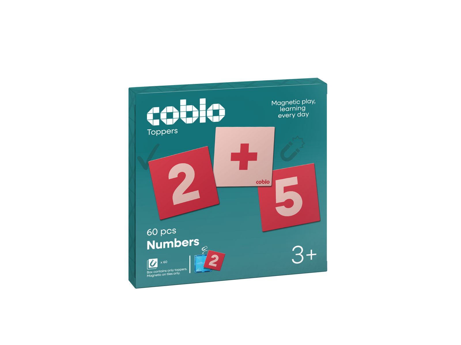 Coblo Toppers Cijfers – 60 stuks verpakking