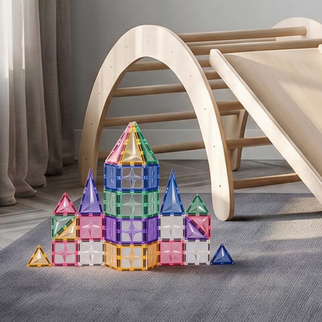 Coblo Magnetische Tegels Pastel – 36 stuks in gebruik