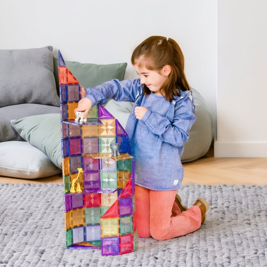 Coblo Magnetische Tegels Pastel – 100 stuks in gebruik