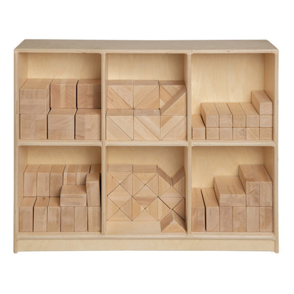 Van Dijk Toys wooden cabinet for The Hague block set / block cabinet (Childcare quality)