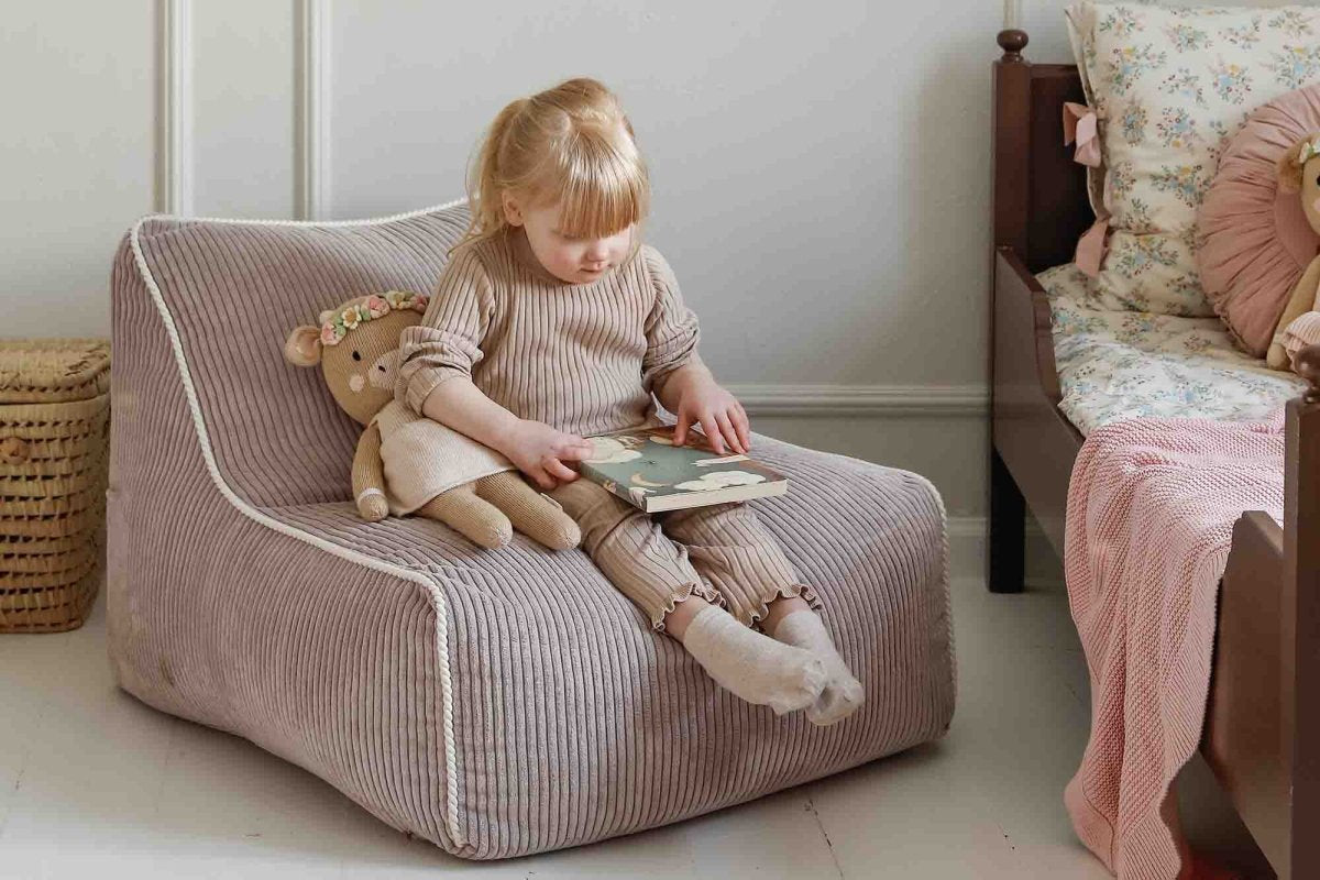 Shappy Kumo Fauteuil Corduroy in Candy