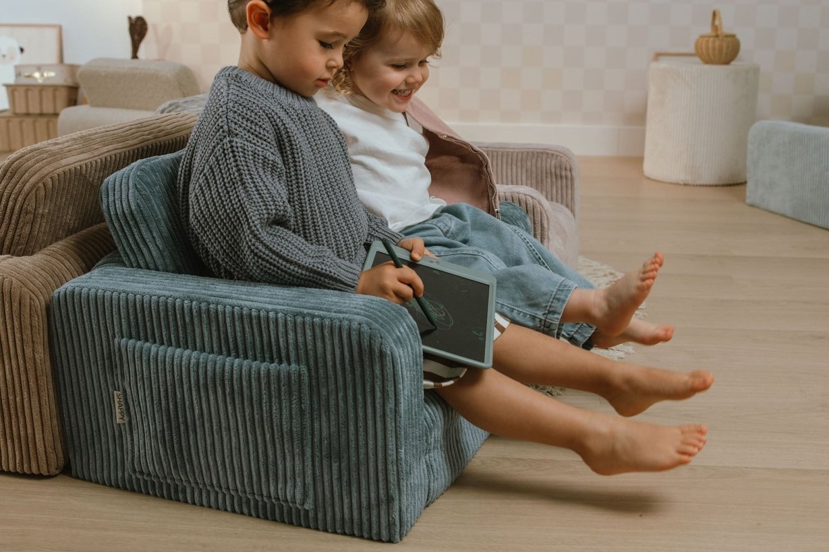 Shappy Lumi Peuterstoel Corduroy in Sky Sugar