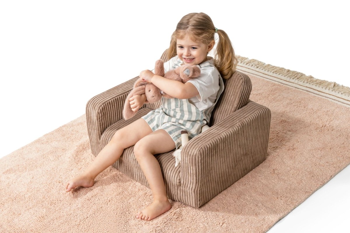 Shappy Lumi Peuterstoel Corduroy in Chocolate