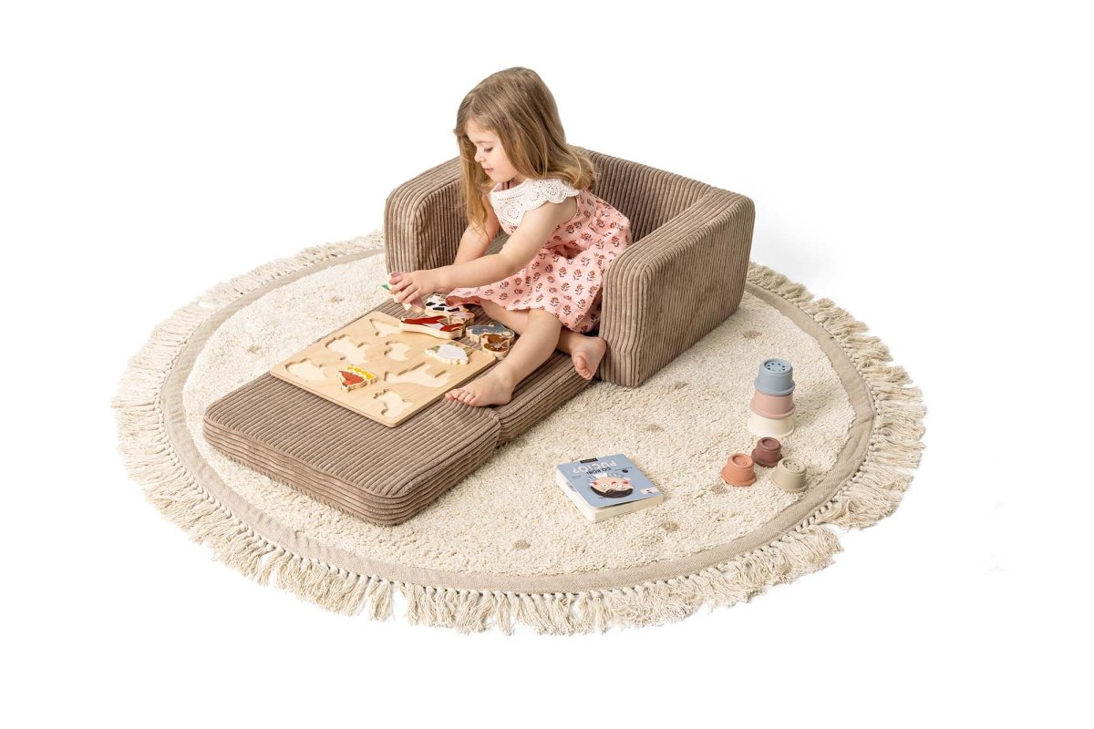 Shappy Lumi Peuterstoel Corduroy in Chocolate