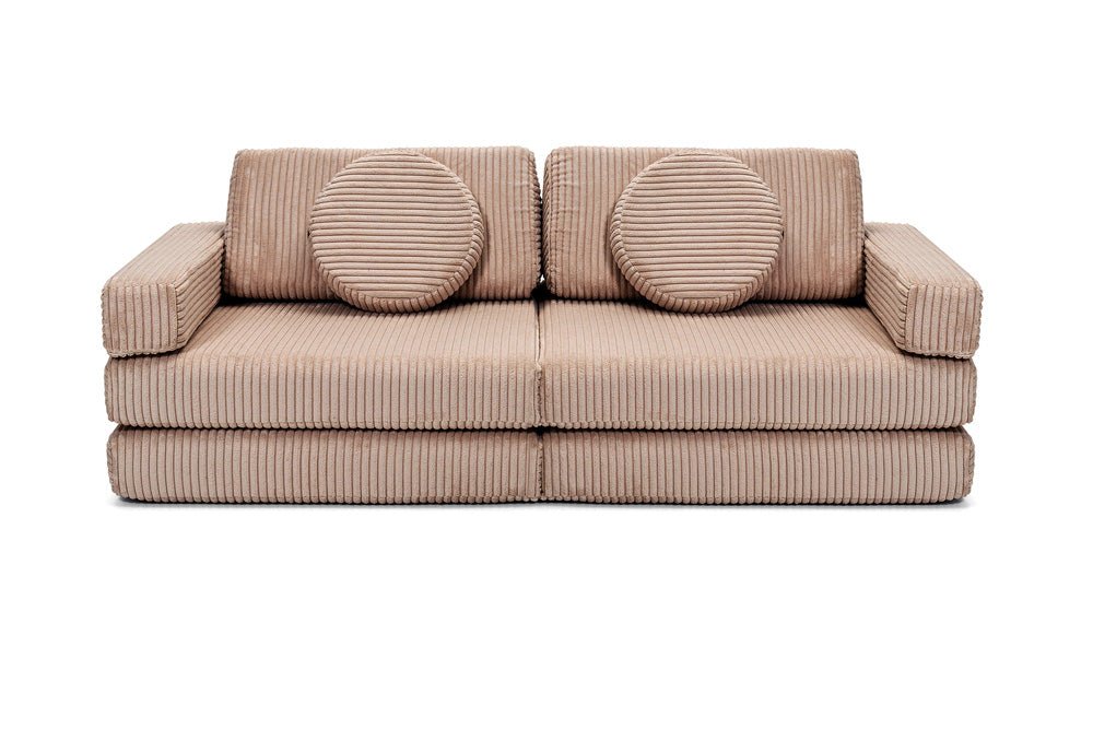 Shappy Speelbank Mini Pure Corduroy 120 cm in Chocolate