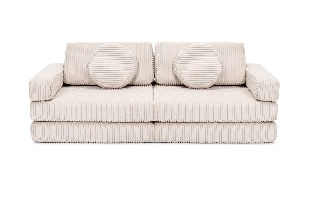 Shappy Speelbank Mini Pure Corduroy 120 cm in Vanilla