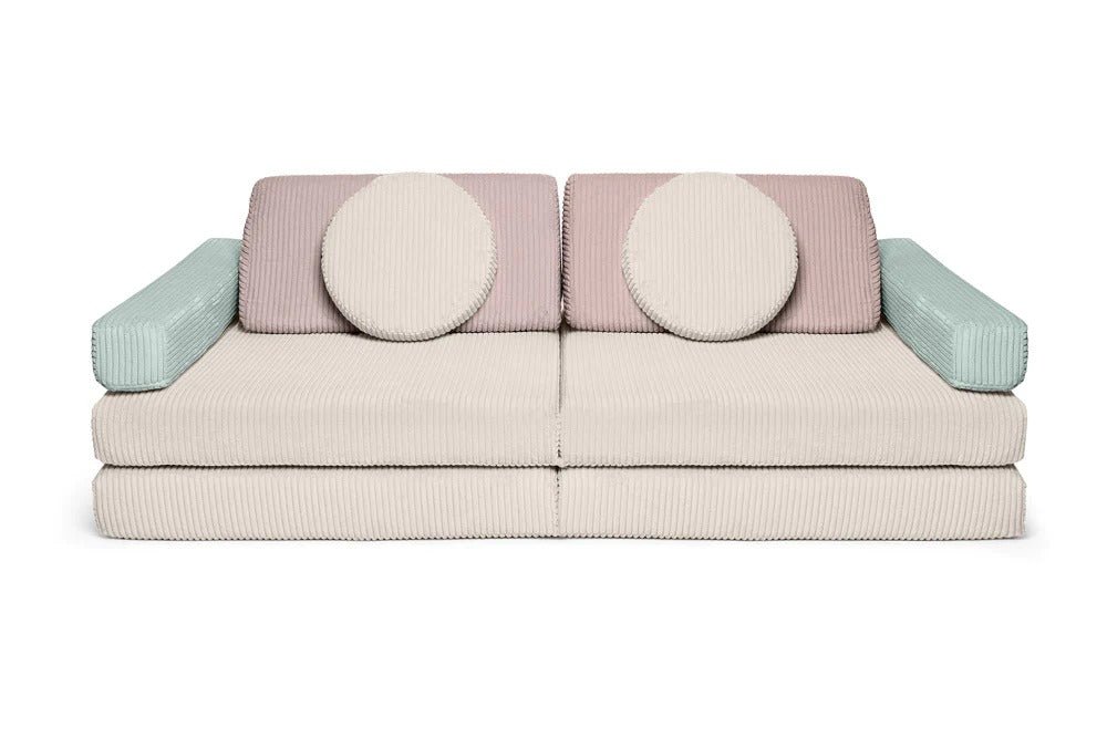 modulaire speelbank voor bouwen en ontspannen van ribstof