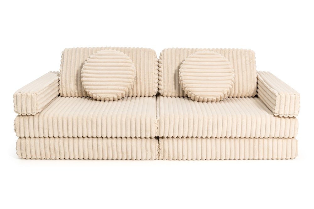 Shappy Speelbank Waffle 160 cm in Cream Beige