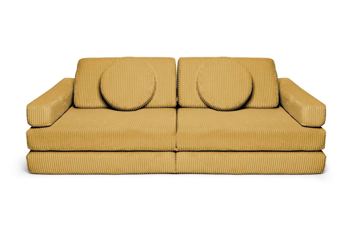 Shappy Speelbank Pure Corduroy in Honey – vooraanzicht