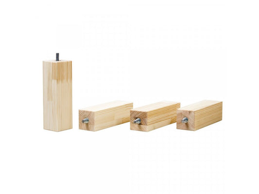 Wooden legs for a children's bed - bed riser for the Buddy bed drawer