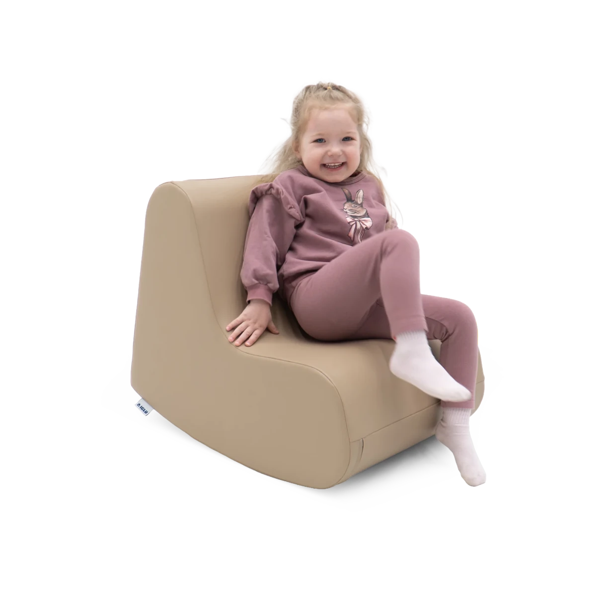 IGLU zachte schommelstoel – grijs-beige