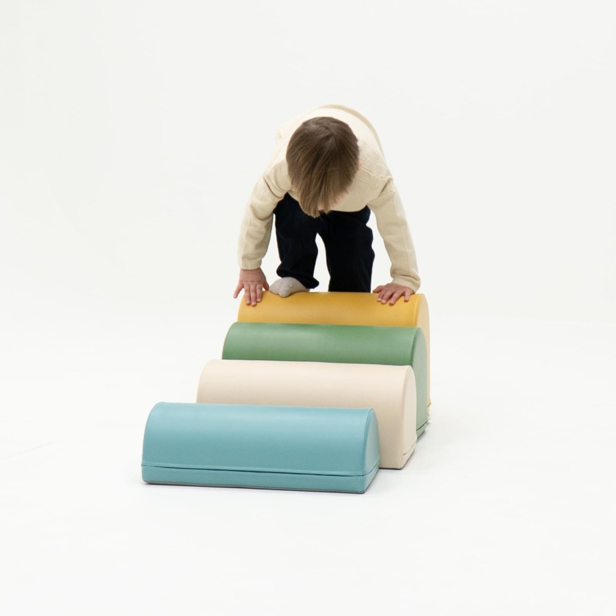 soft play set met modulaire foamblokken voor baby's peuters en kleuters