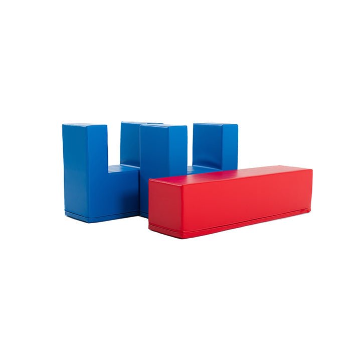 Soft Play Activiteitenset - Balance Bridge op een witte achtergrond