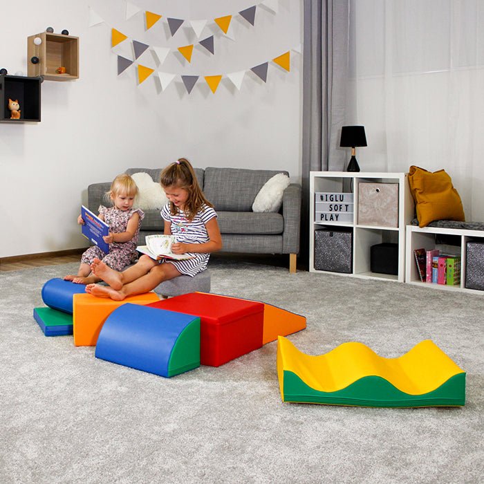 Kinderen spelen met Soft Play Activiteitenset - Discoverer