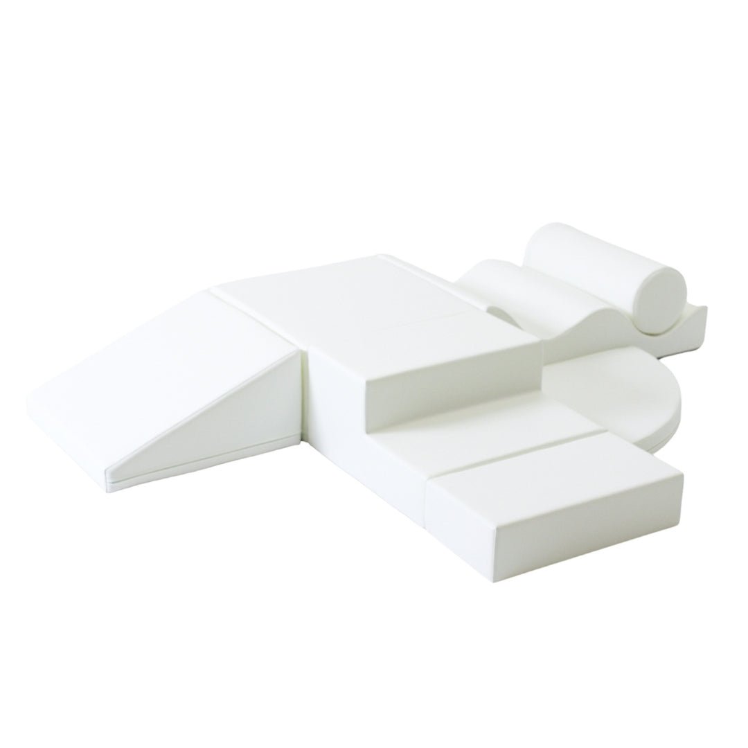 IGLU Explorer met glijblok – witte soft play set
