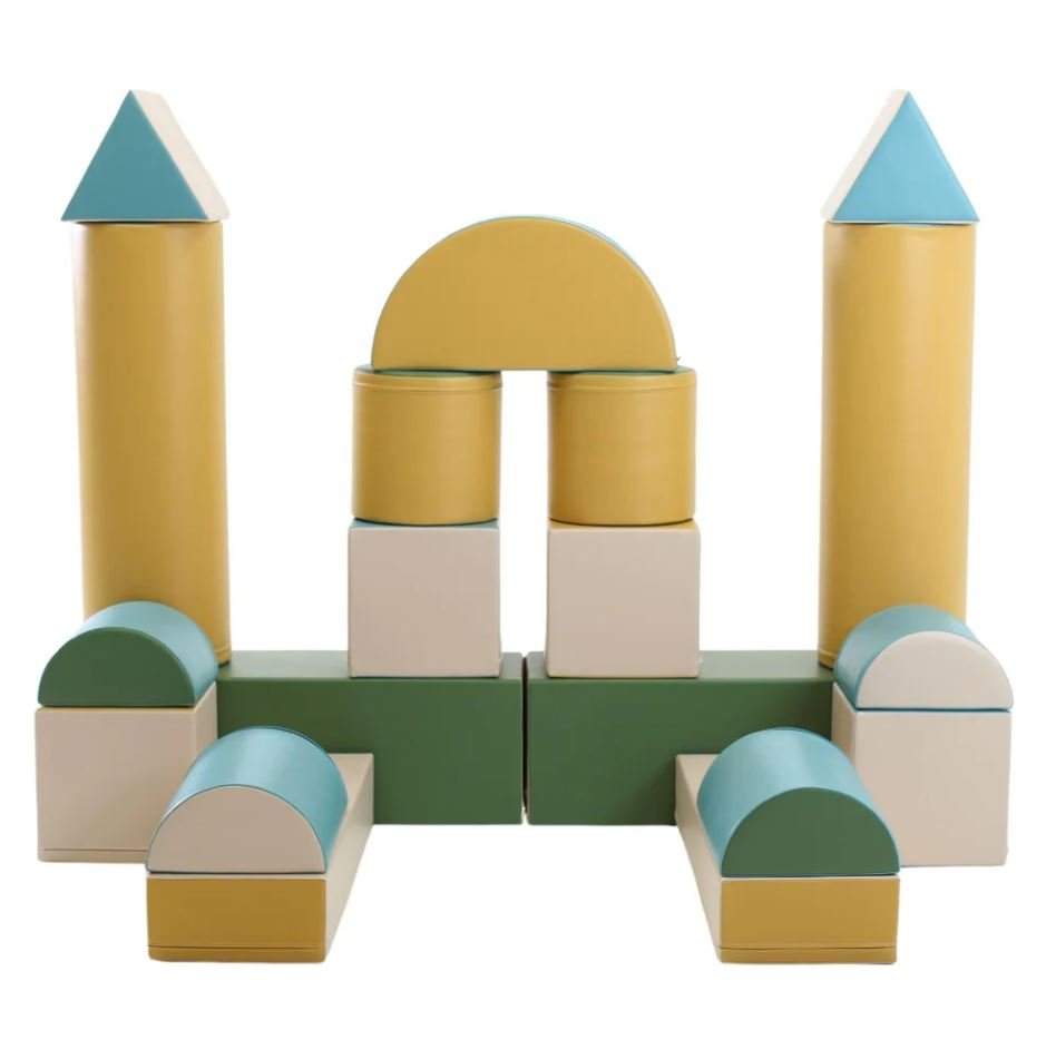 IGLU Fortress soft play kasteel – pastel groen
